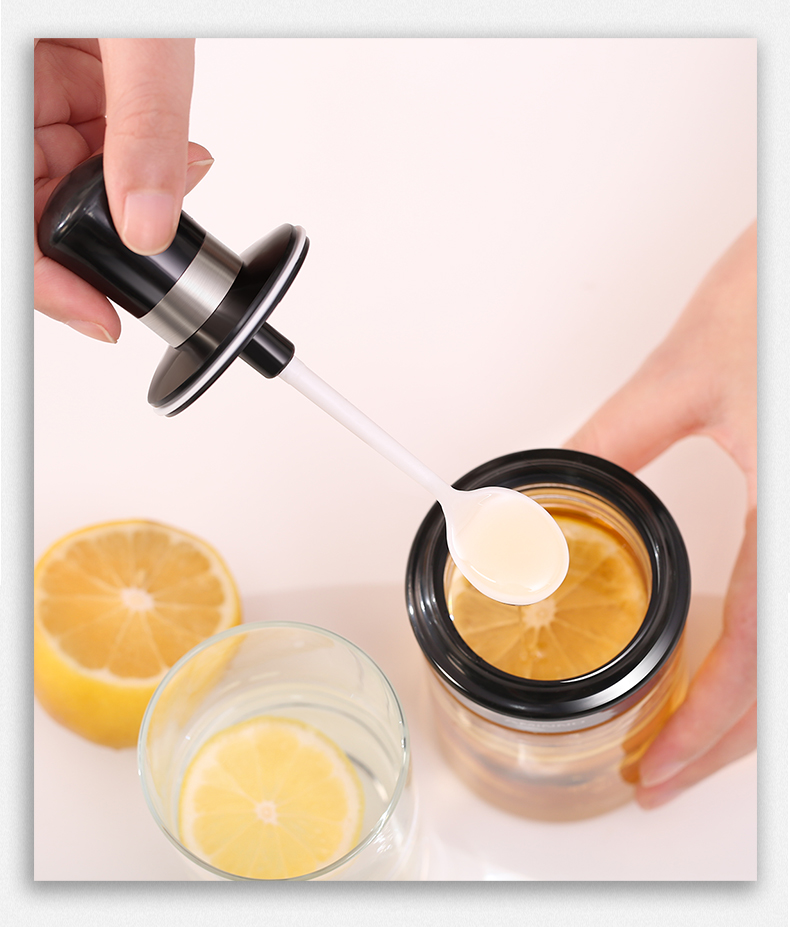 艾美诺玻璃调味盒带勺调料瓶密封固液调味瓶番茄酱瓶调料盒调味罐详情图14