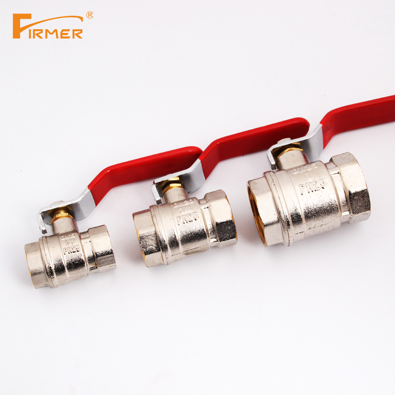 FIRMER YLN6233 all-copper ball valve, thickened tap water switch valve, water pipe copper valve detail image 5