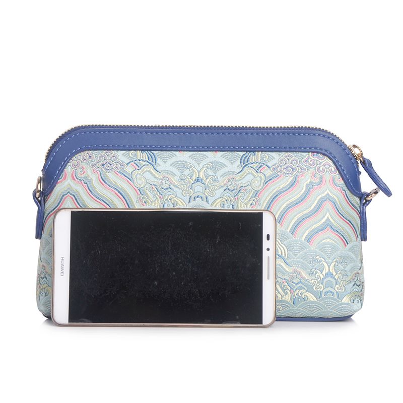 Yiwu Good Goods Rose About Silk Bag Ladies Crossbody Bag Retro Chinese Style Hand Bag Qipao Dress Bag Item Picture