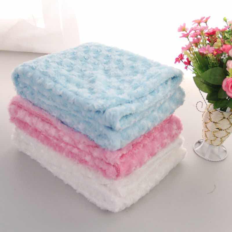 Rose blanket on velvet thickened reverse lamb thumbnail