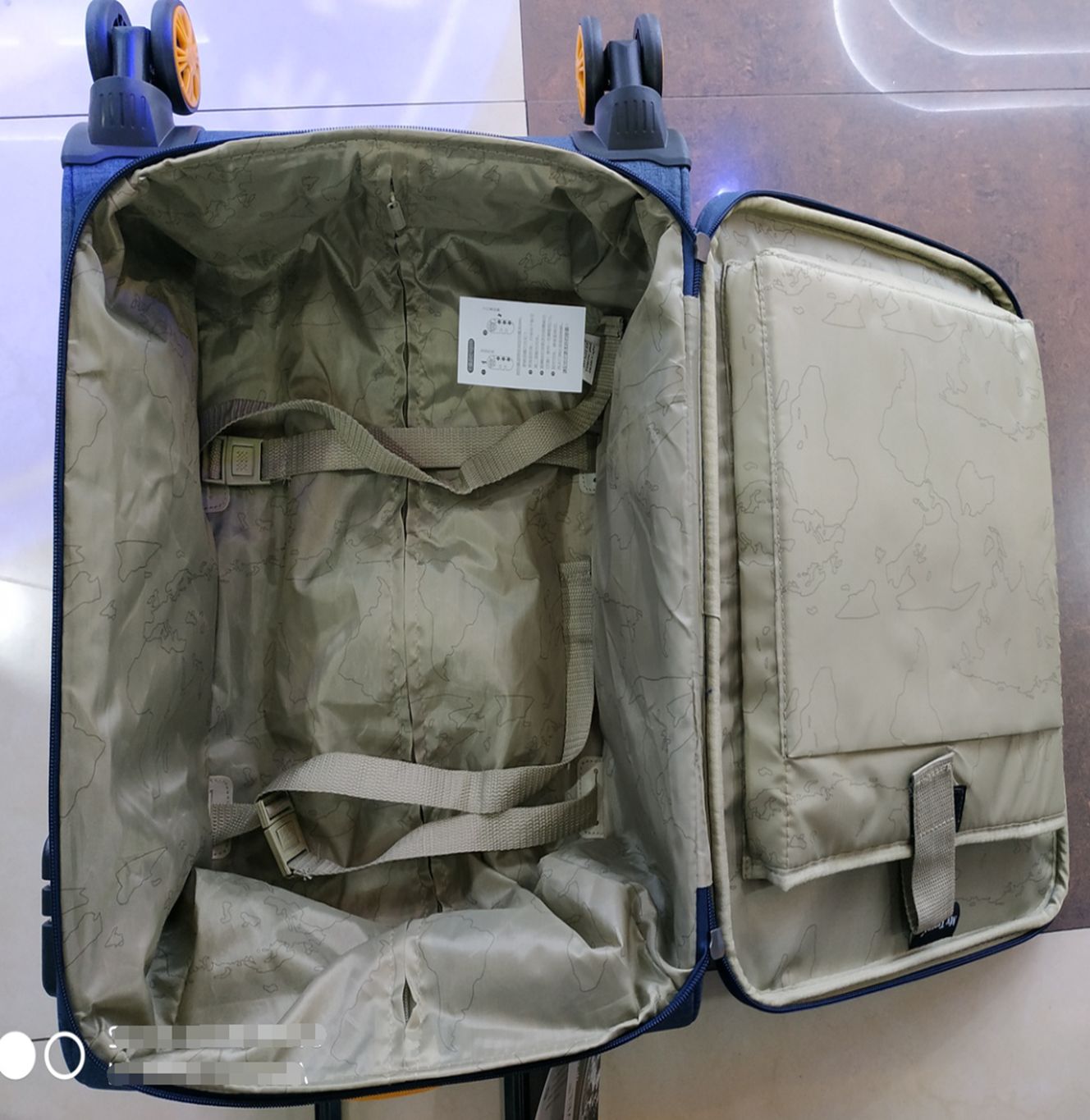 B336A, three-piece trolley case set 20-24-28, pressure-reducing silent swivel wheels, small built-in computer bag, 4-color travel case Specification image