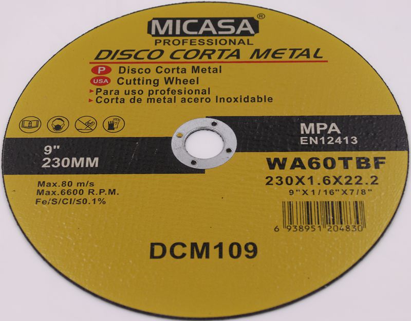 树脂砂轮片9"230mm*1.6*22.2