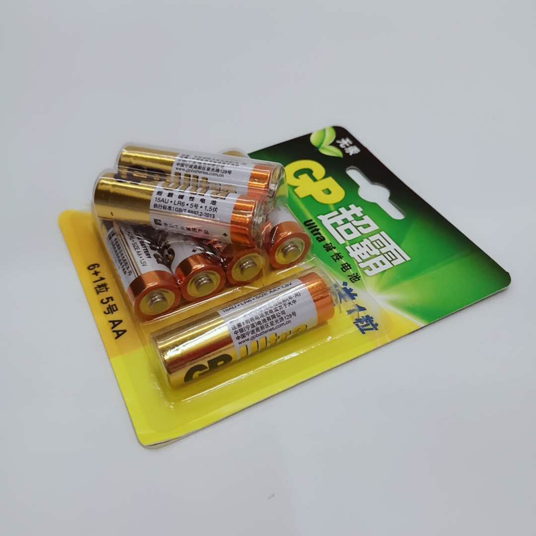 GP超霸6粒碱性电池卡装5号电池7号电池锂电池遥控器玩具详情图4