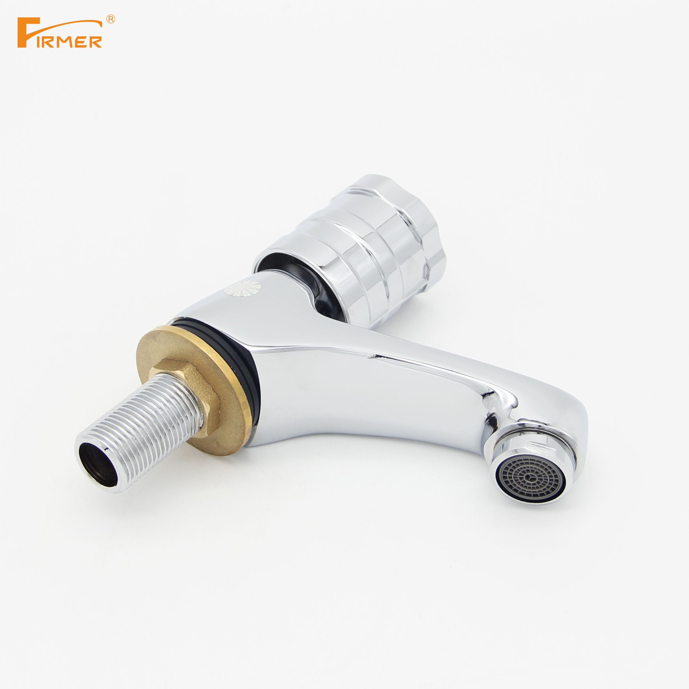 Yiwu Good product FIRMER YLN7793 Copper slow-opening washbasin faucet Specification image