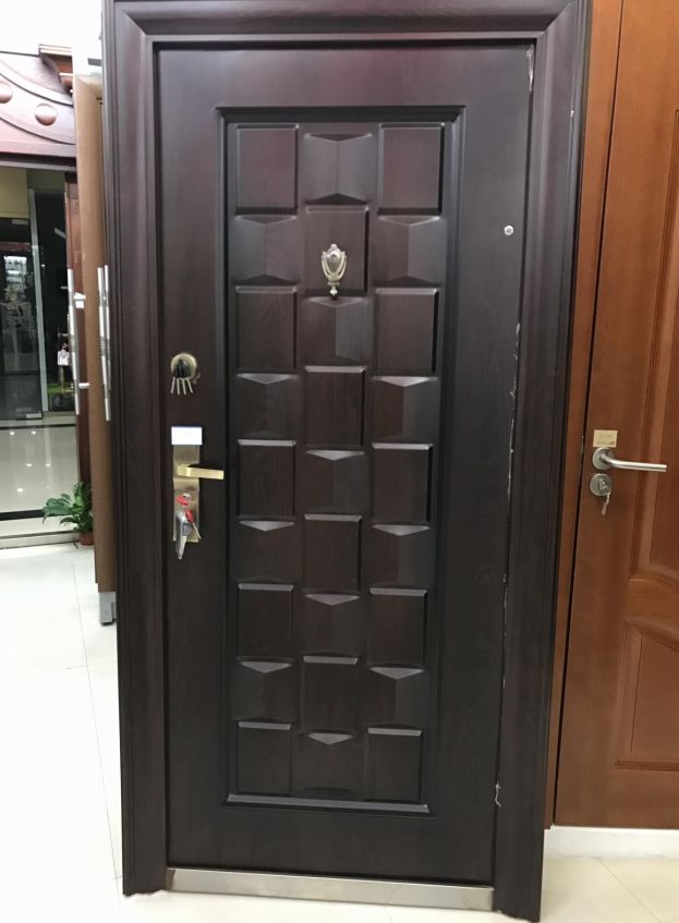 STEEL IRON DOOR SECTURITY DOOR 防盗门铁门 门 ES-1711