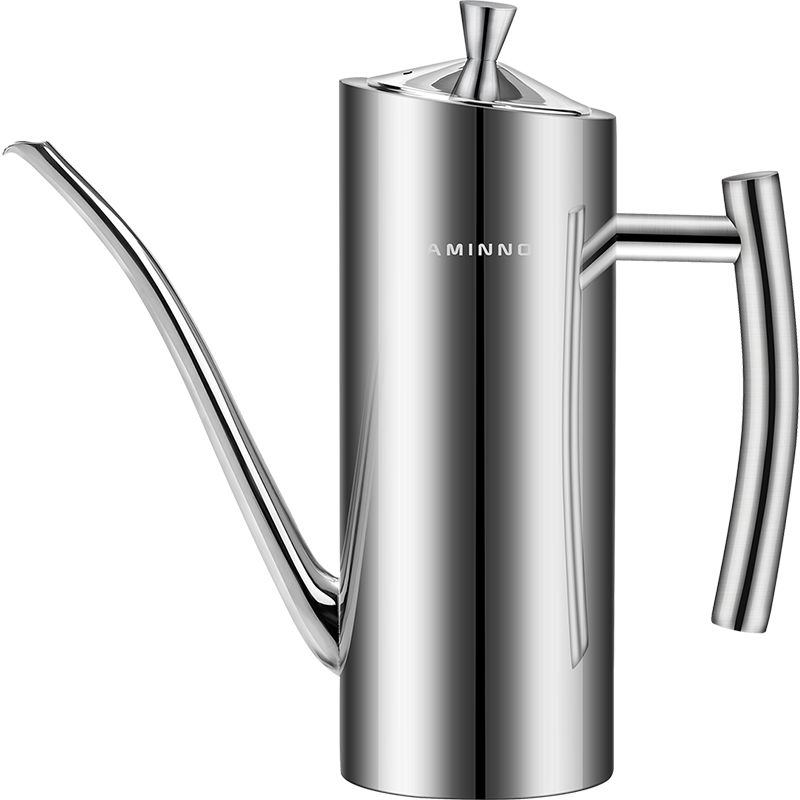 Aimeno cross-border supplies European-style creative leak-proof long-spout soy sauce control oil jugs, 304 stainless steel oil jugs wholesale