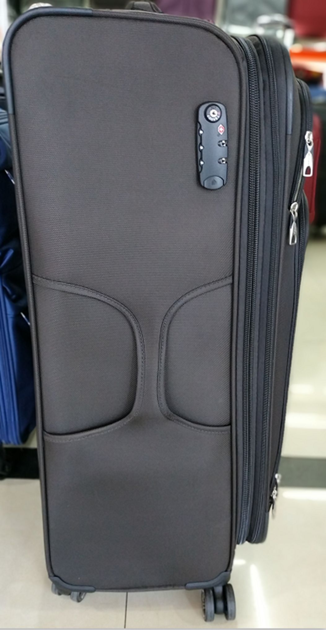 B276B three-piece set, 20-24-28 inch, Yiwu quality goods, aluminum alloy handle, USB interface, integrated handle, TSA customs lock, silent double-row swivel wheel travel case details Picture