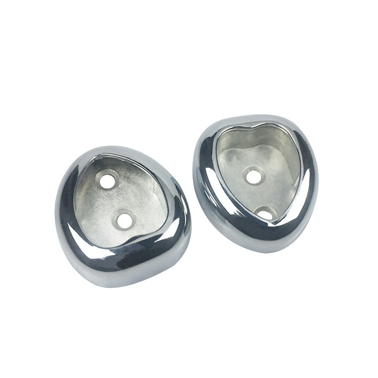 义乌好货 全锌心形衣管托 锌合金衣通座 高档衣帽间衣柜配件