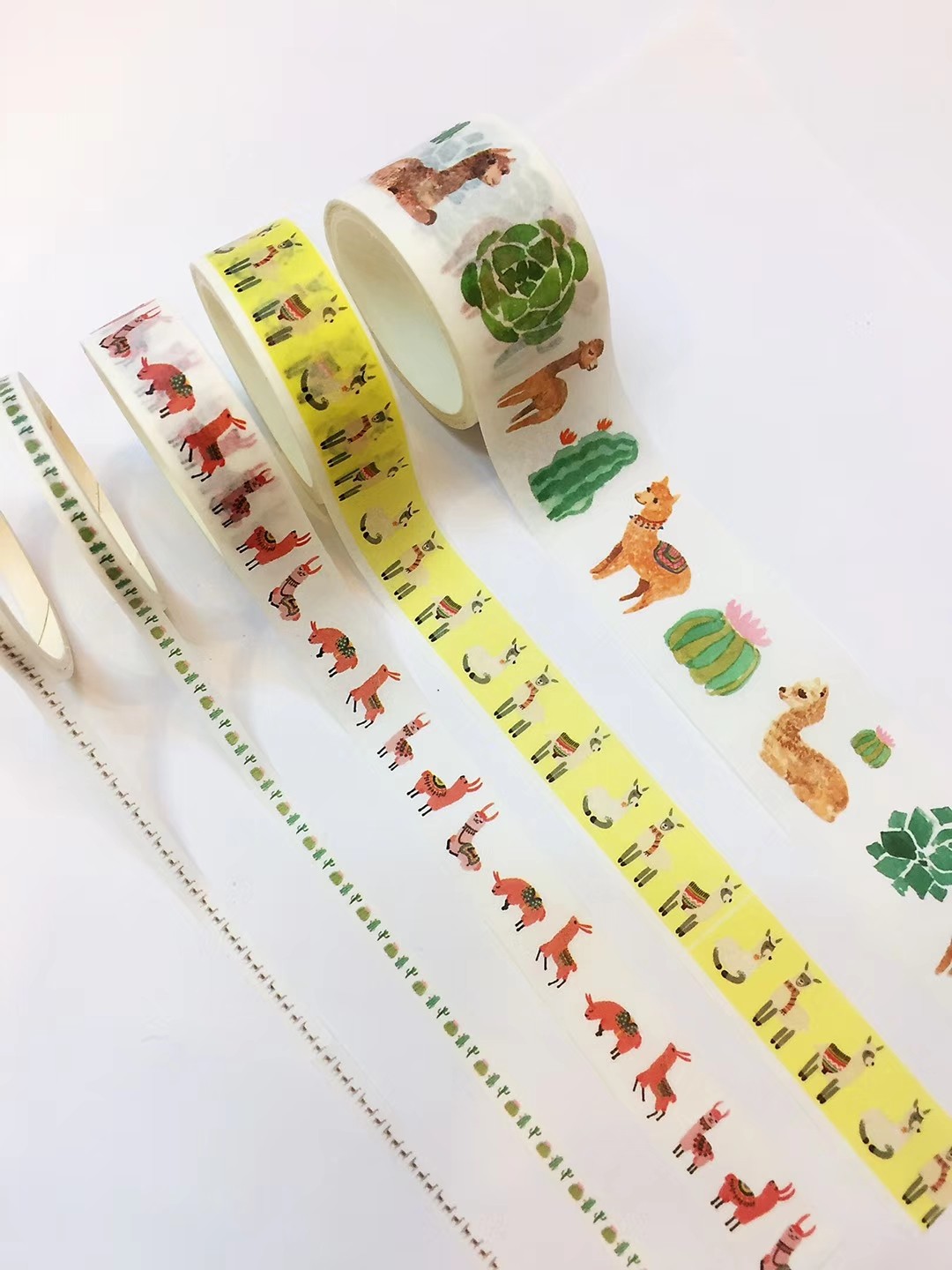 胶带/办公用品/彩色胶带白底实物图