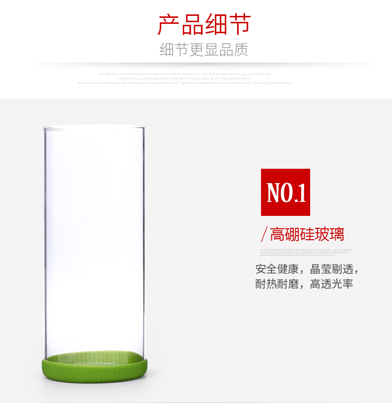 高硼硅玻璃餐具盒筒沥水带盖筷子筒详情图8