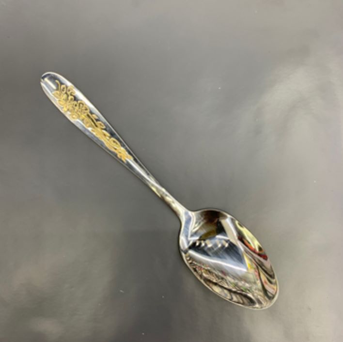 Yiwu Good Goods Printed Stainless Steel Fork Spoon Tableware Western Fork Spoon Tableware details Picture