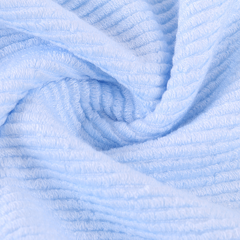 Yiwu quality bamboo fiber towels, plain pleated soft towels, Xiqiu towels detail image 3