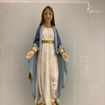 Resin Madonna Sculpture