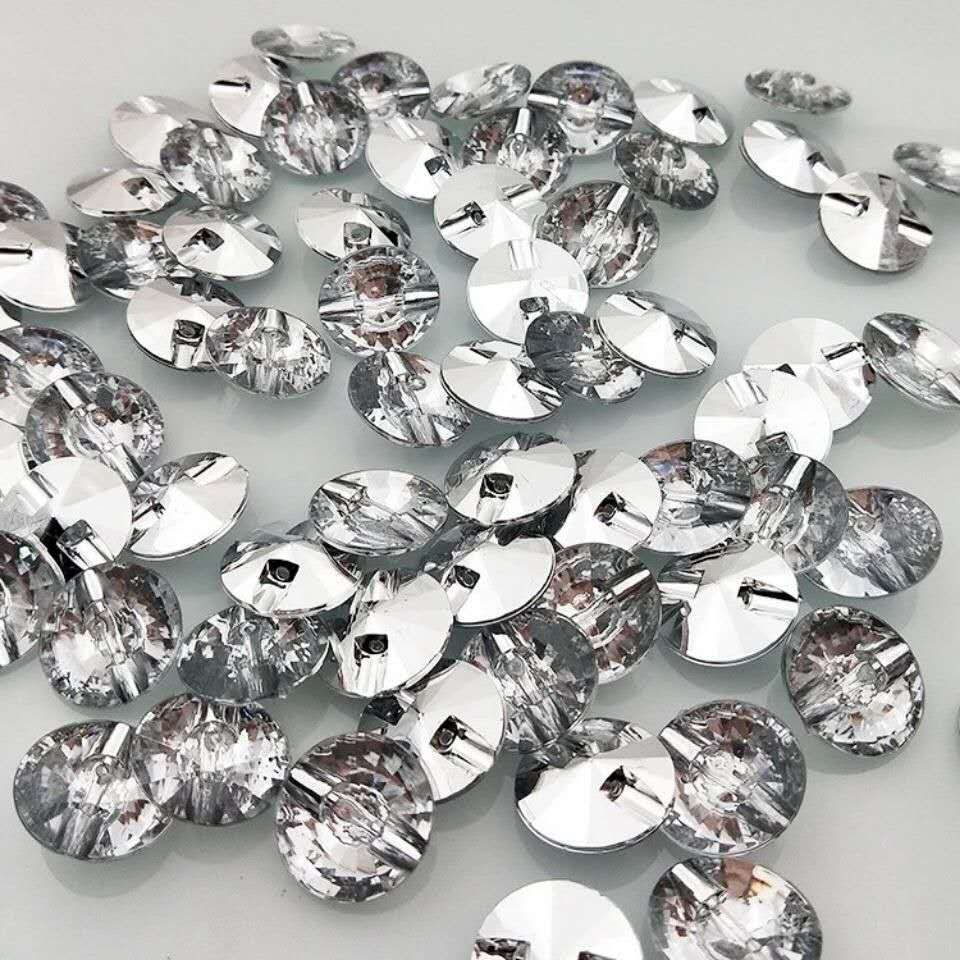 义乌好货 亚克力横针穿孔 沙发扣子背景墙软包纽扣服装纽扣鞋扣