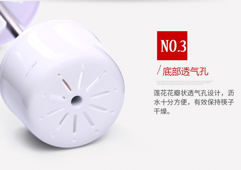 高硼硅玻璃餐具盒筒沥水带盖筷子筒详情图10