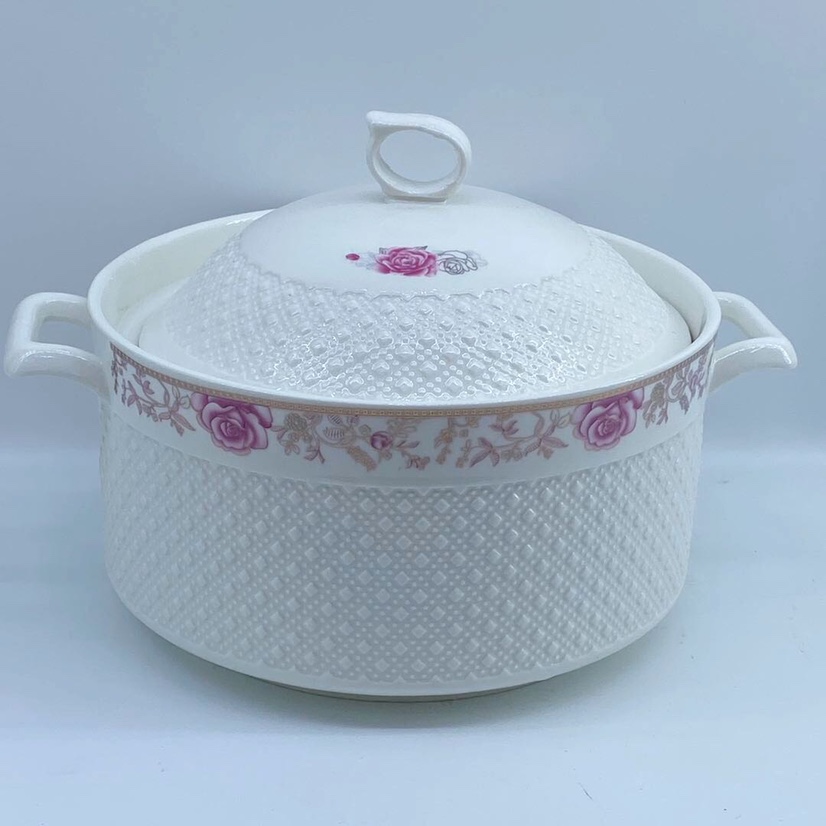 15T-A06 陶瓷15头铁架餐具，每箱4套白底实物图