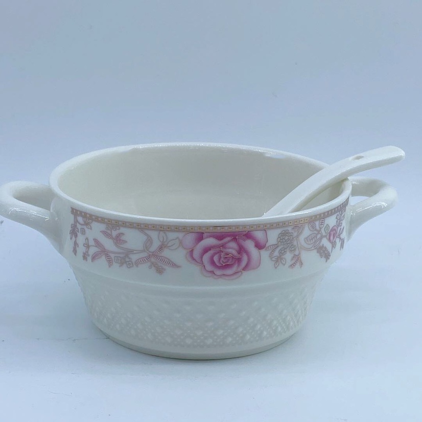 15T-B06陶瓷铁架双耳餐具，每箱4套详情图6