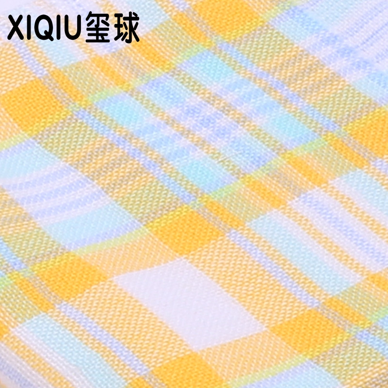 义乌好货纱布小方巾 纯棉格子方巾 洗脸小毛巾玺球毛巾详情图3