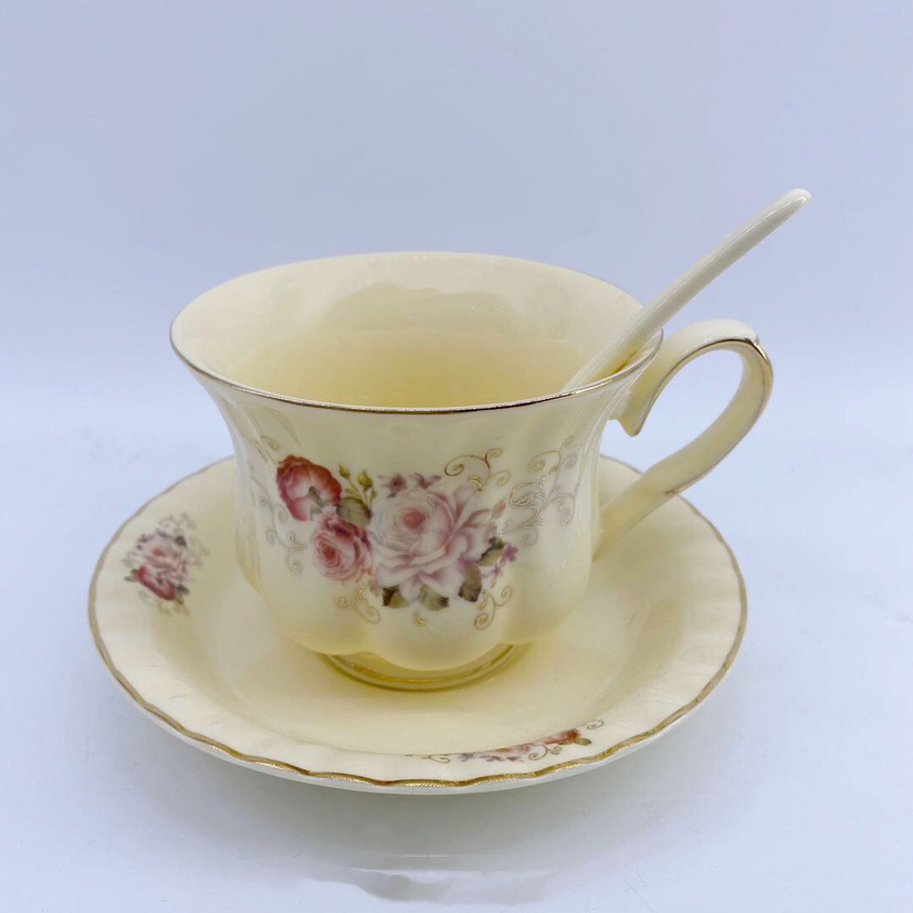 HY-13T黄瓷13头带铁架咖啡具，每箱6套细节图