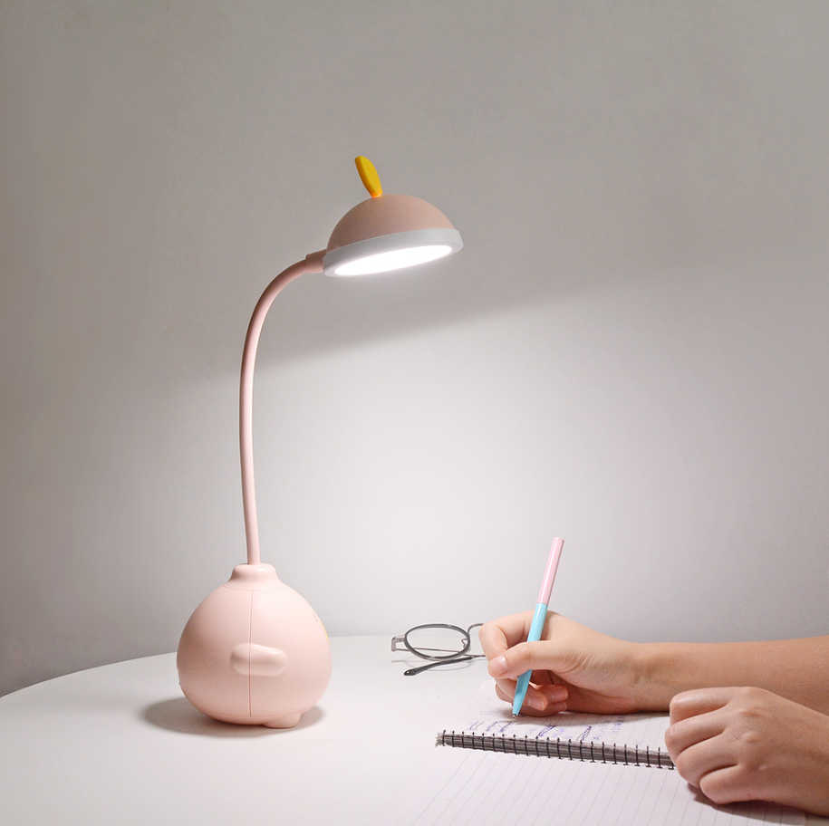 New creative snow pear strange eye-care learning lamp USB lamp charging led learning reading bedroom bedside folding lamp