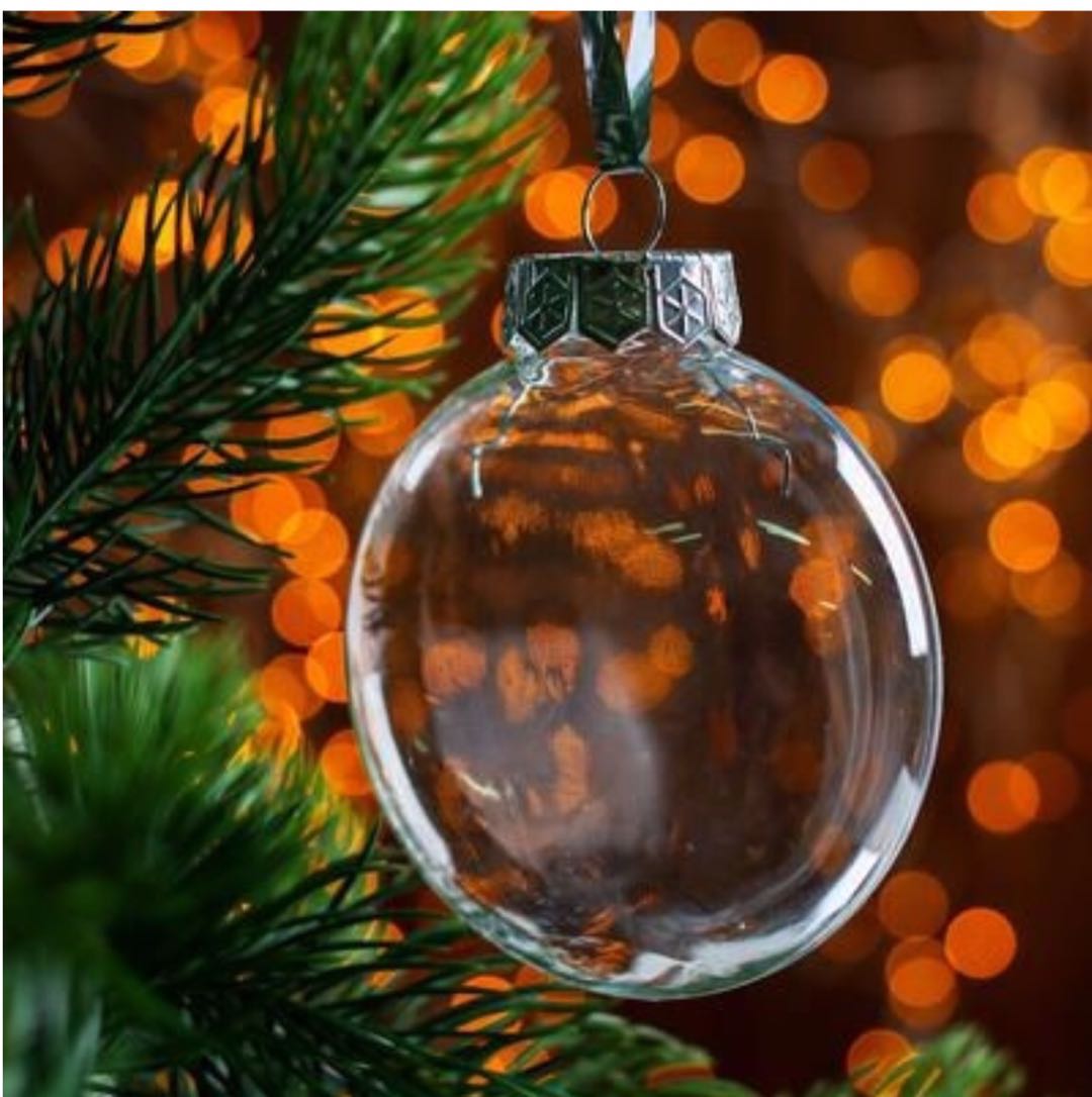 手工配配益智科教玩具DlY其他益智玩具 8cm透明塑料球圣诞节万圣节日装饰品手工用品详情图4