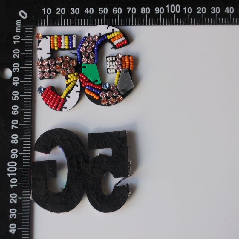 5G Explosive Hand-Nailed Bead Manufacturers Direct Sales Clothing Accessories Accessories Specification drawing