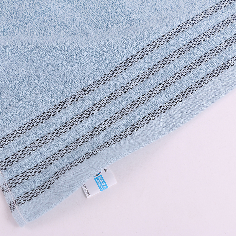 Pure cotton towel section, black striped towel, gift towel, seal ball towel detail image 3