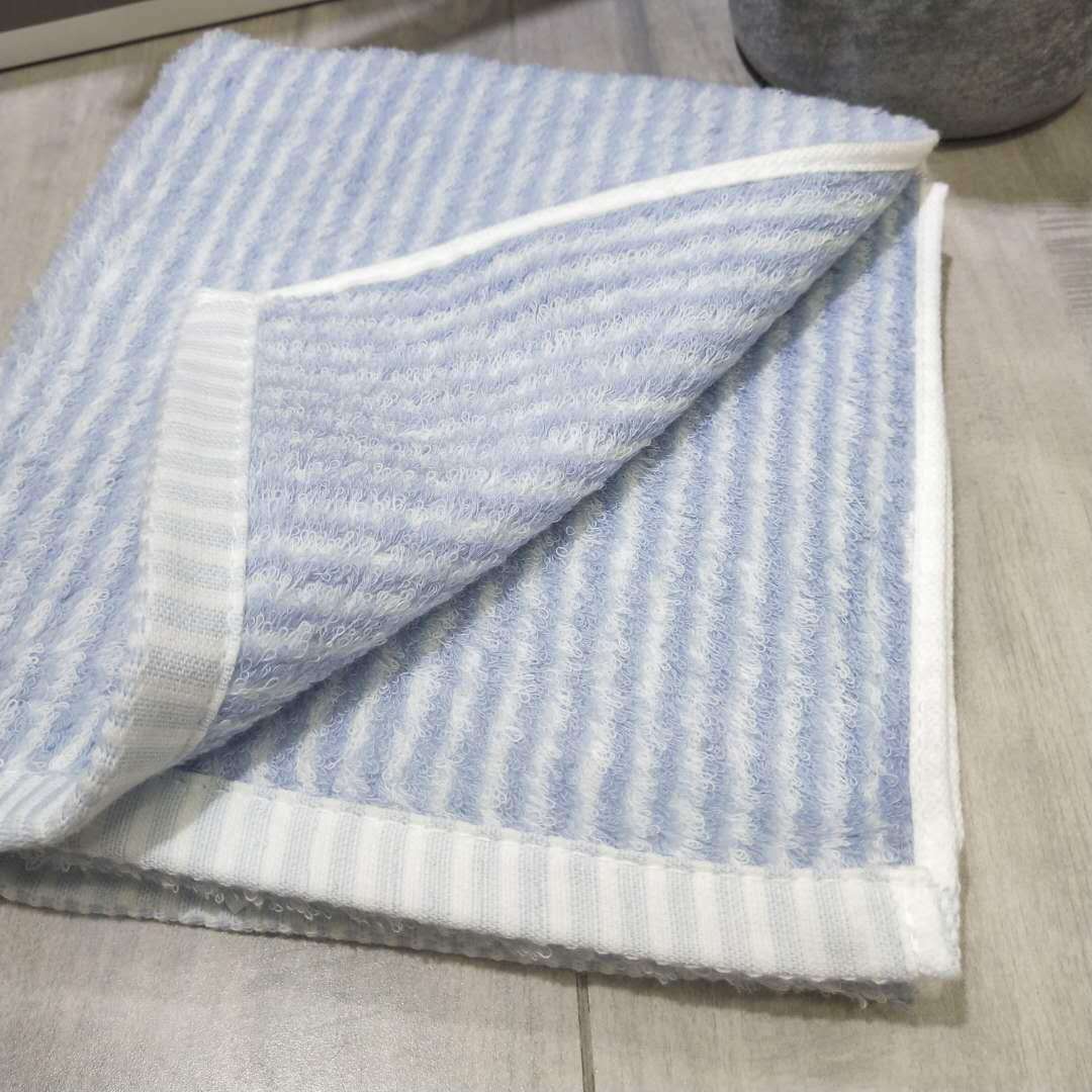 Yiwu Good Goods Fu Sweet - Japanese Stripe Pure Cotton Super Soft Yarn Face Towel Vertical Stripe Soft Couple Gift Towel undefined
