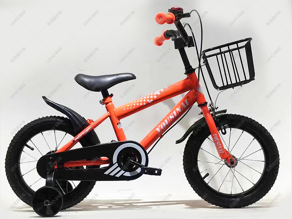 Yiwu Good Goods 16 Inch Monitor Children's Bicycle Leho Bike Iron Wheel With Cart Basket full figure