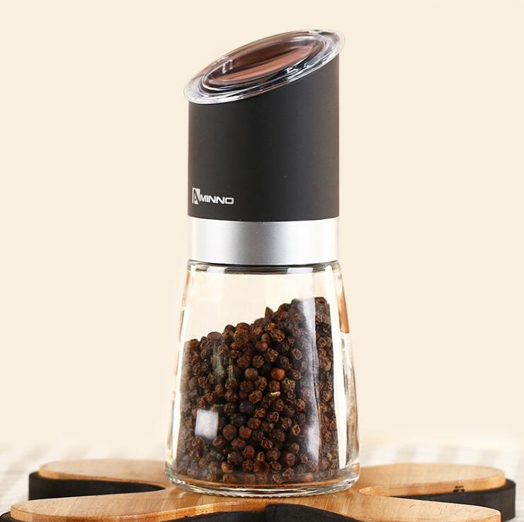 Yiwu Selection manual pepper grinder Black pepper pepper grinder kitchen glass seasoning bottle