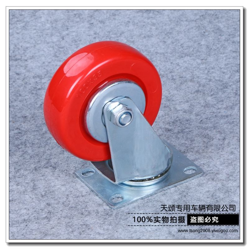 厂家直销耐磨脚轮双轴承推车轮平板车轮