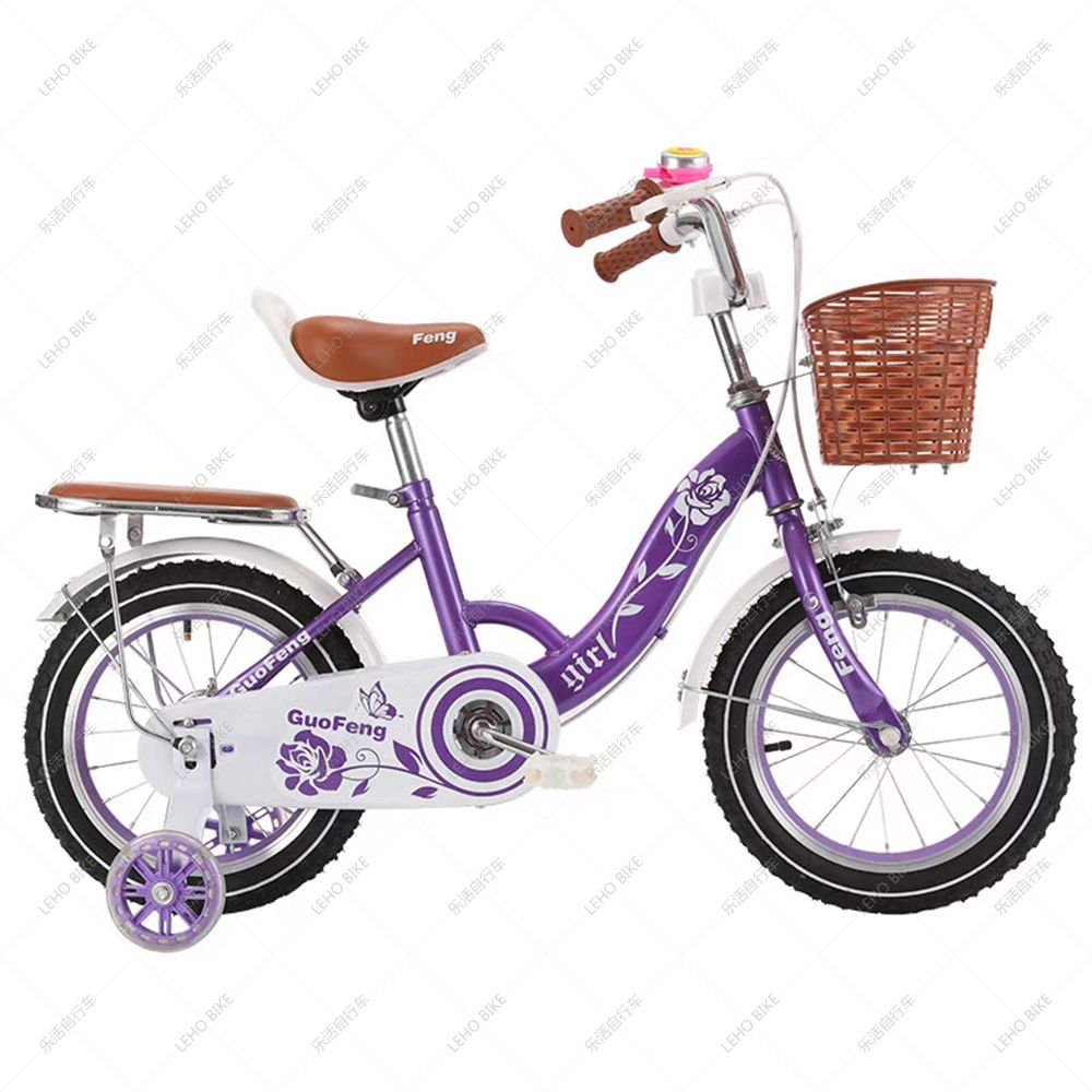 义乌好货 12寸玫瑰仙子 儿童自行车 leho bike 铝轮 带后座产品图