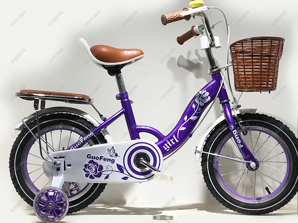 义乌好货 12寸玫瑰仙子 儿童自行车 leho bike 铝轮 带后座细节图