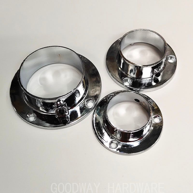 Zinc alloy 25 flanged tube base