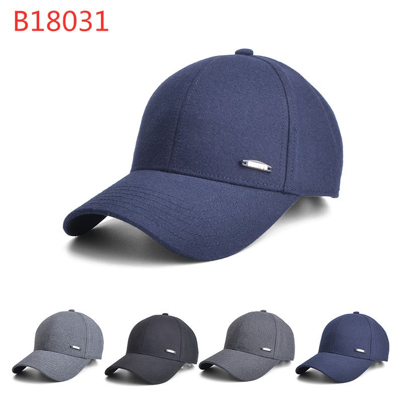 High-quality wool forward professional cap for men, fashionable and versatile, a must-have for European trendsetters
