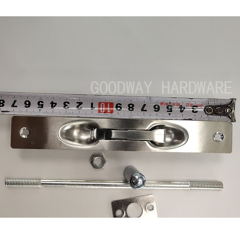 防盗门防火门按压不锈钢插销 天地暗插销锁通用插销子母门配件详情图2