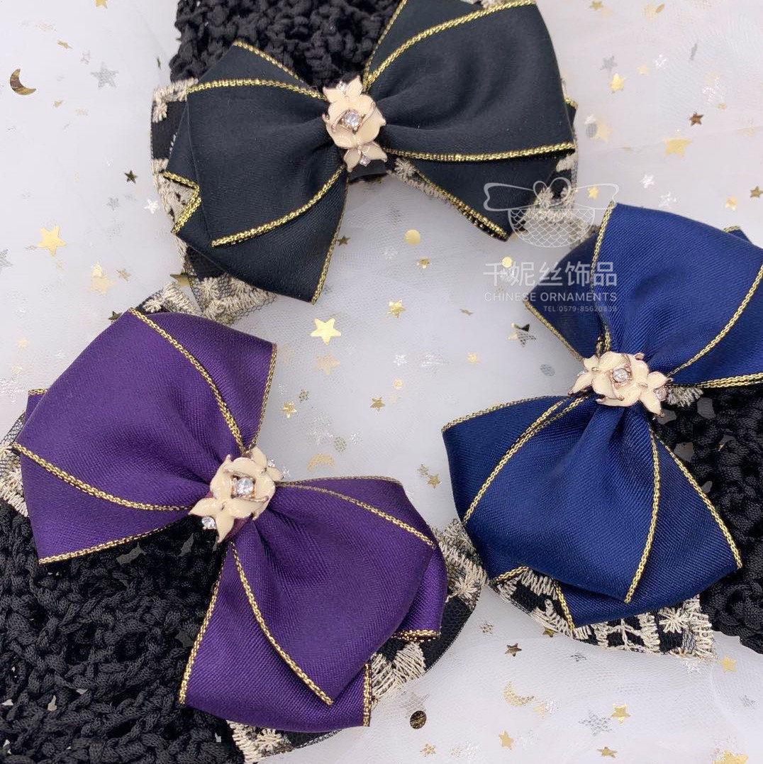 Pure handcrafted headwear, artificial flowers, rose bows, flower heads, garlands, decorative artificial flowers, wedding decorations, alloy accessories pic 5