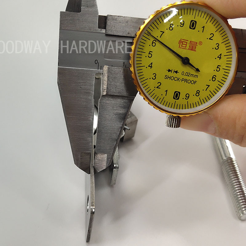 防盗门防火门按压不锈钢插销 天地暗插销锁通用插销子母门配件详情图4