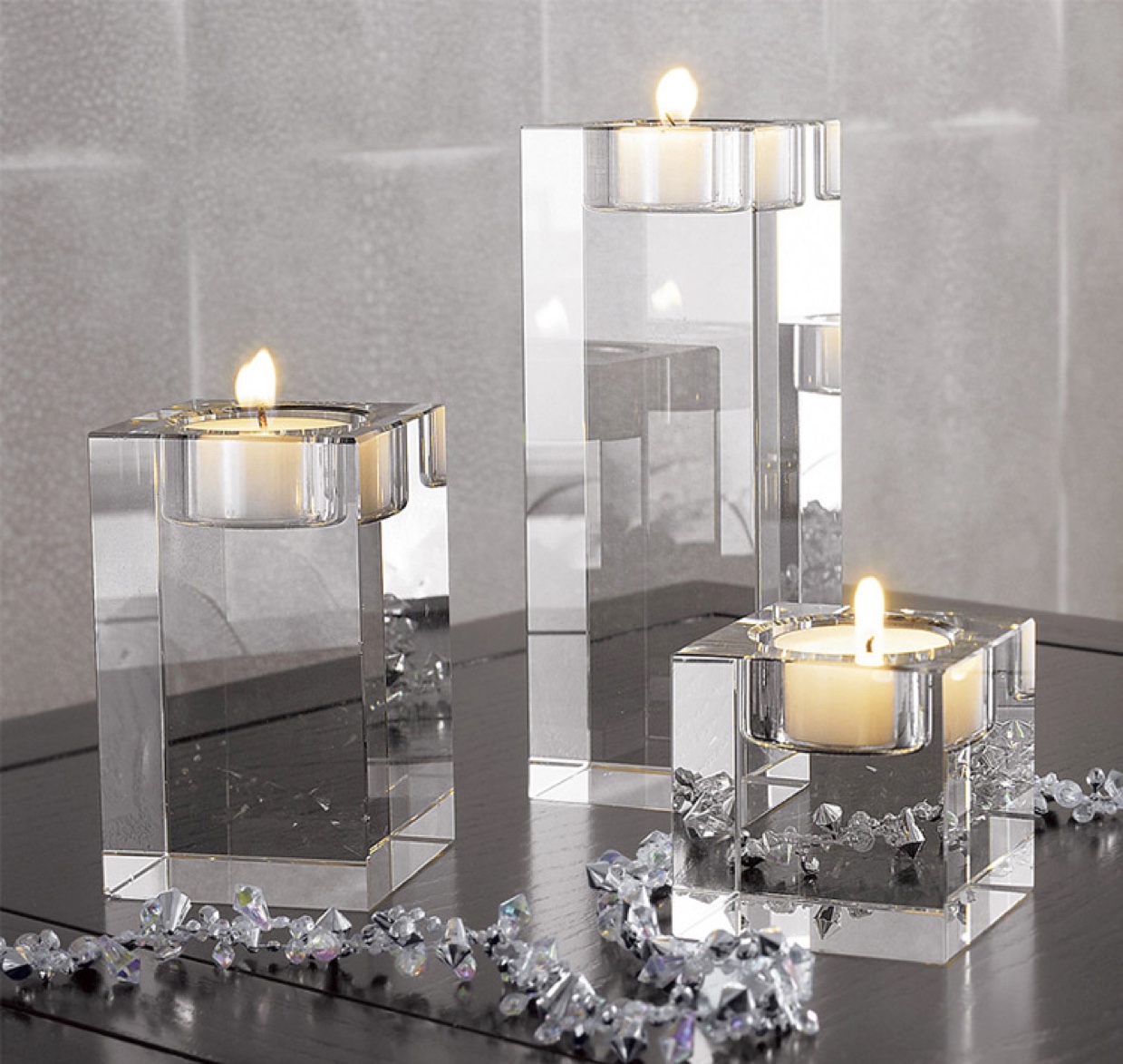 水晶烛台
