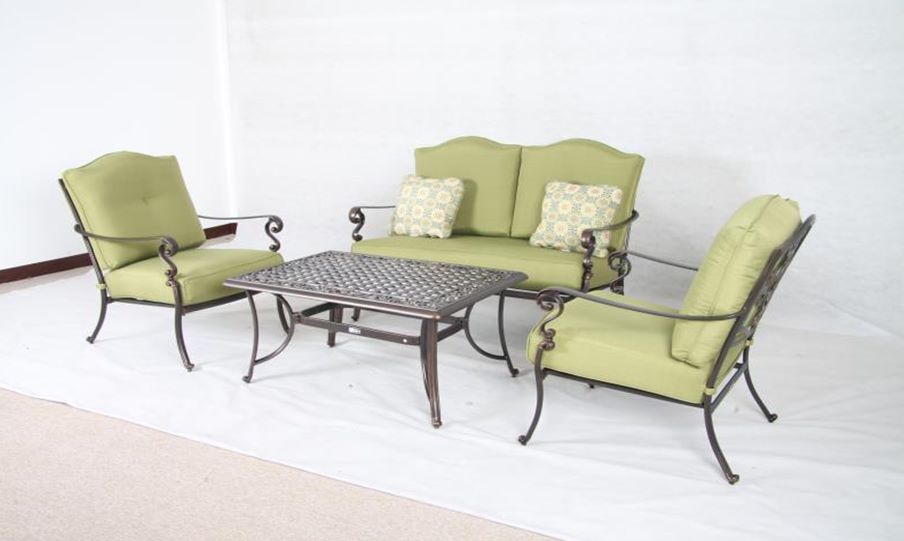 Yiwu Quality Outdoor Aluminum Sofa Set, four-piece sofa set