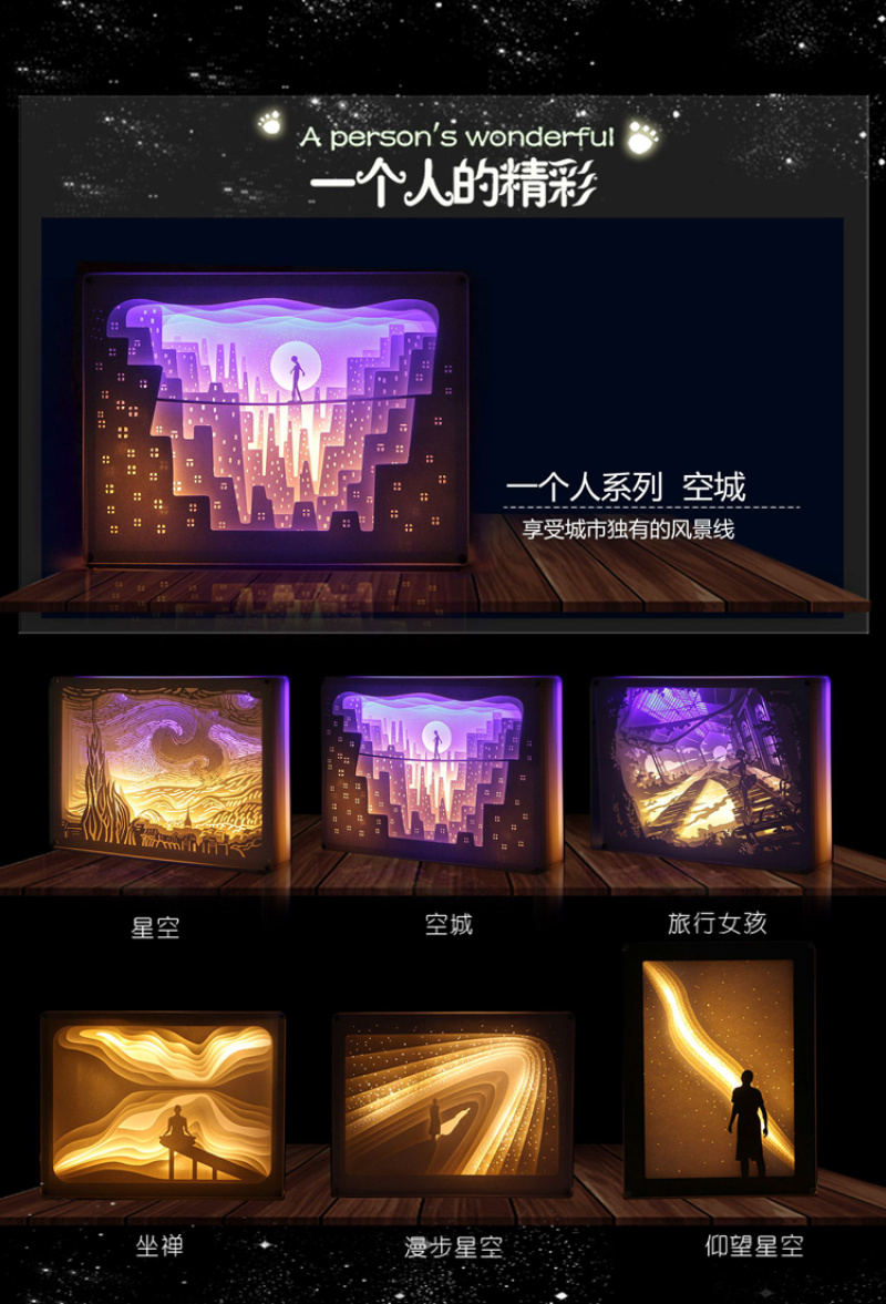 2020年新款新品创意小夜灯礼品灯LED灯USB一件代发工厂直销详情图6