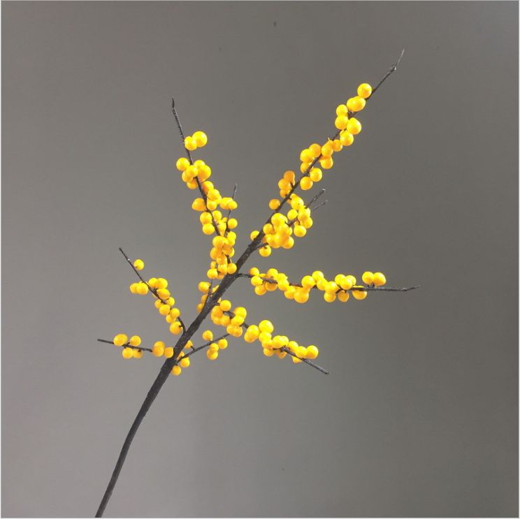 Simulation flower manufacturers direct simulation wholesale photography props home decoration bonuses berry simulation Holly fruit