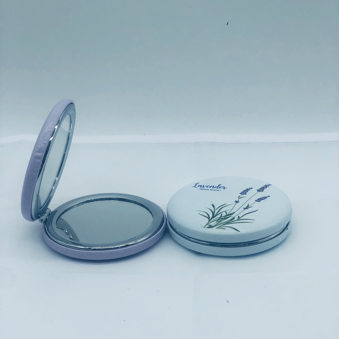 潮流时尚新款面包镜 折叠式便携学生化妆镜细节图