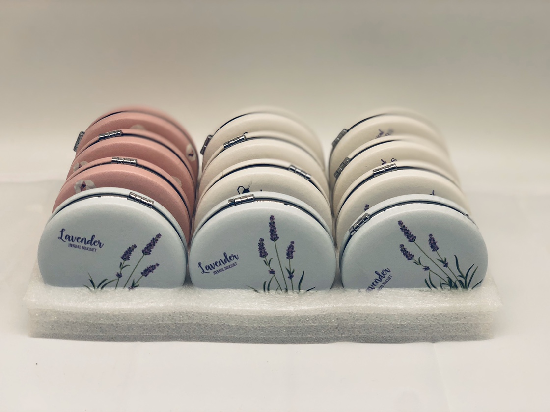 潮流时尚新款面包镜 折叠式便携学生化妆镜详情图7