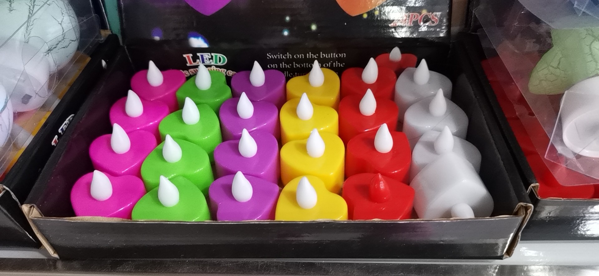 电子婚庆心型蜡烛