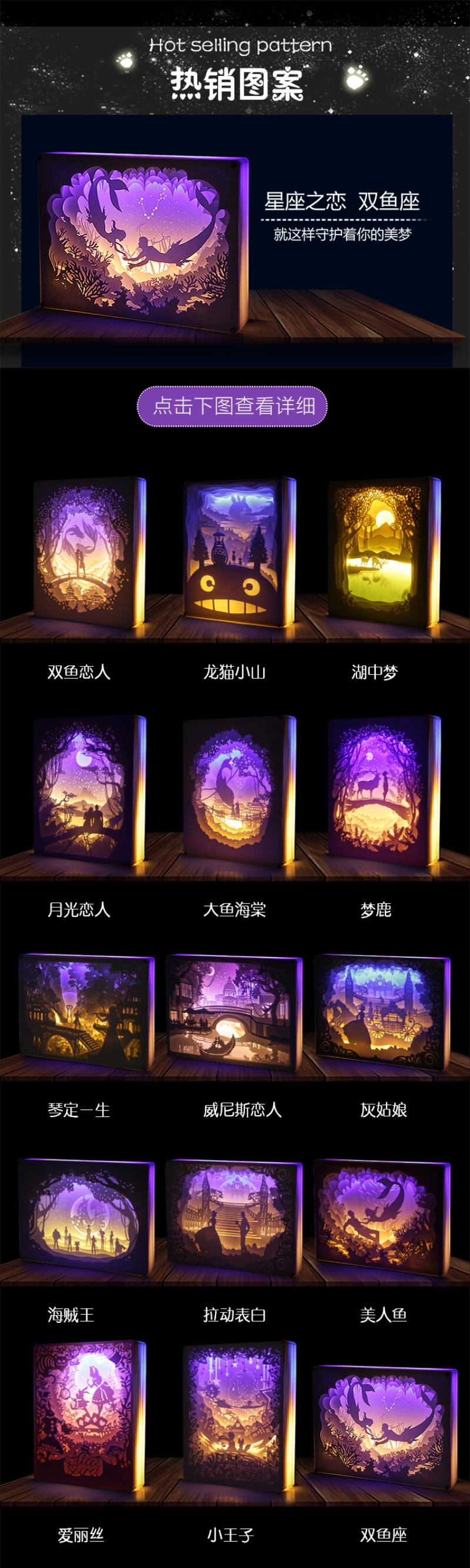 2020年新款新品创意小夜灯礼品灯LED灯USB一件代发工厂直销详情图12