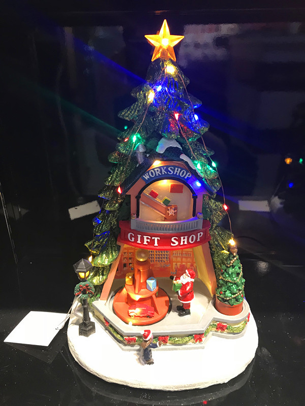 Factory direct sales of Christmas gifts, ornaments, Christmas music boxes, Santa Claus trees, snowmen and night light handicrafts detail image 3