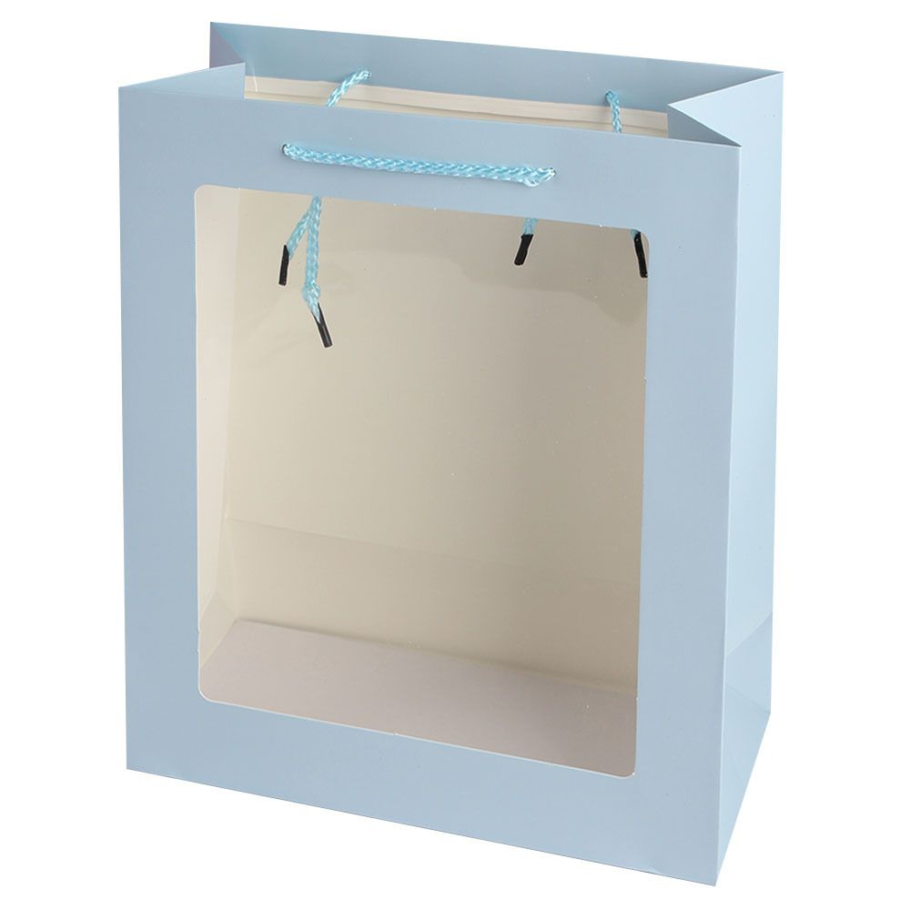 Estilo explosivo PVC ventana abierta bolsa de regalo de un solo color papel de alta calidad punto blanco bolsa de regalo universal bolsa de regalo cosmético details Picture