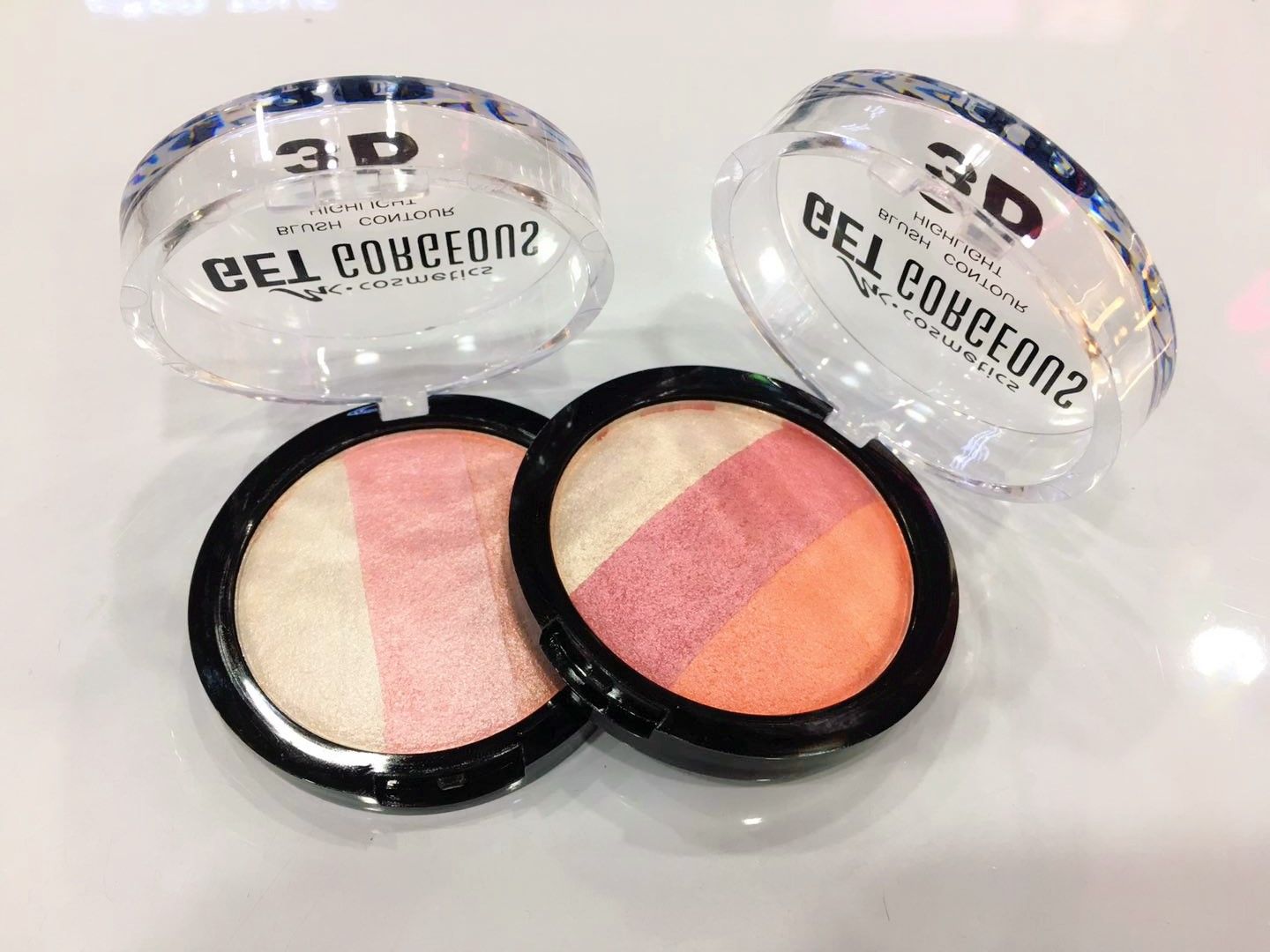 The New Instagram Instagram Red Natural Toning Powder Shadow Nose Shadow Blush Highlight Combination Makeup