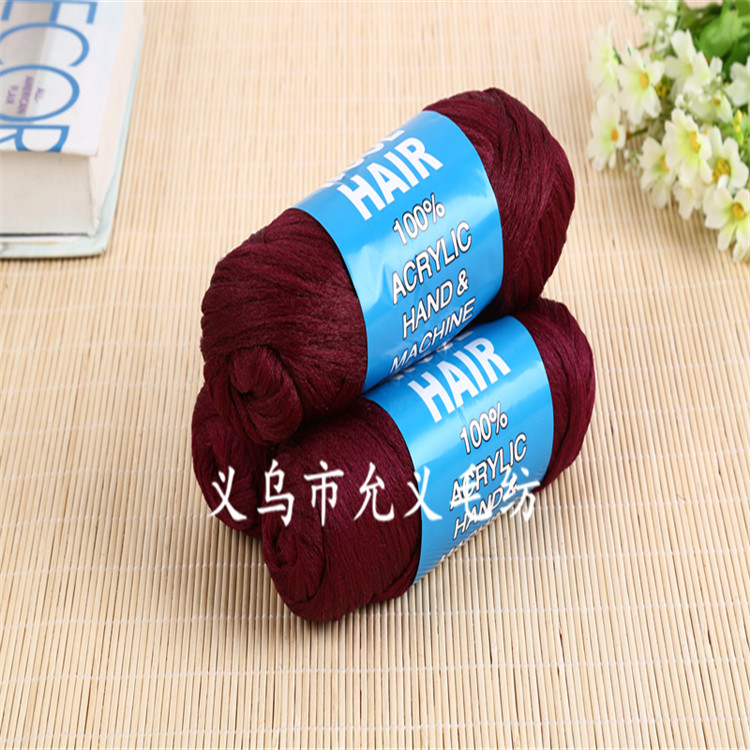 African special supply wig yarn, hair thread, braid thread, black yarn, brazil wool detail image 1